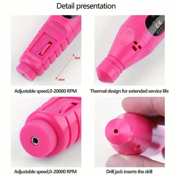 New - USB-Powered Nail Art Pen - Salon Quality - Picture 3 of 8